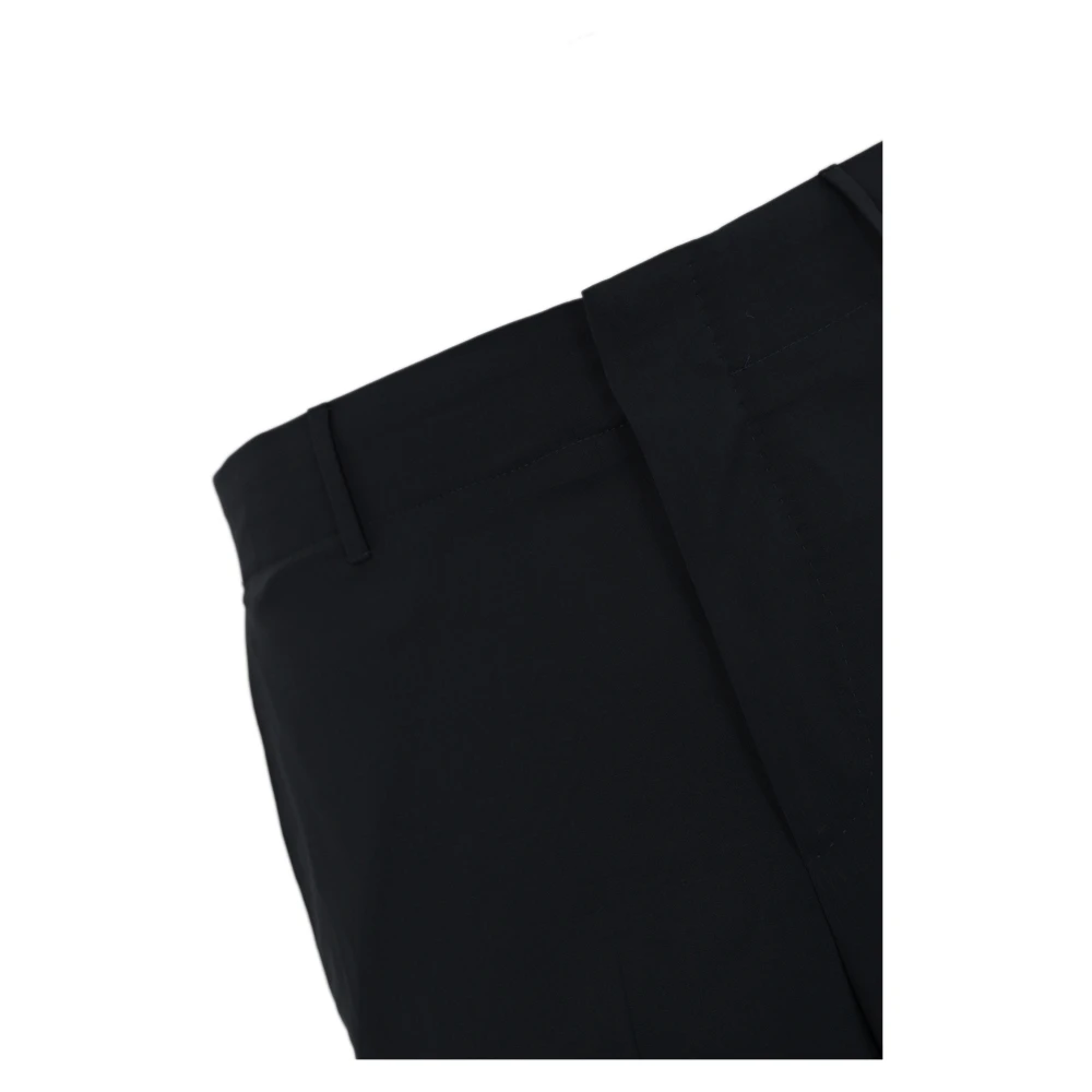PT Torino Blauwe wollen broek reguliere pasvorm Blue Heren