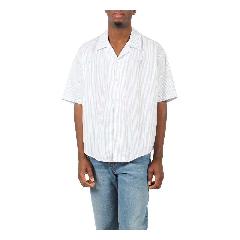 Shirts > Short Sleeve Shirts - - Ami Paris - Modalova