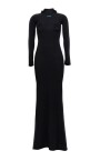 black-icon-logo-hooded-dress