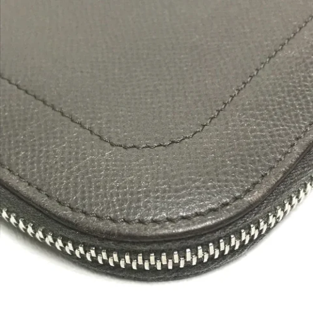 Hermès Vintage Pre-owned Fabric clutches Gray Dames