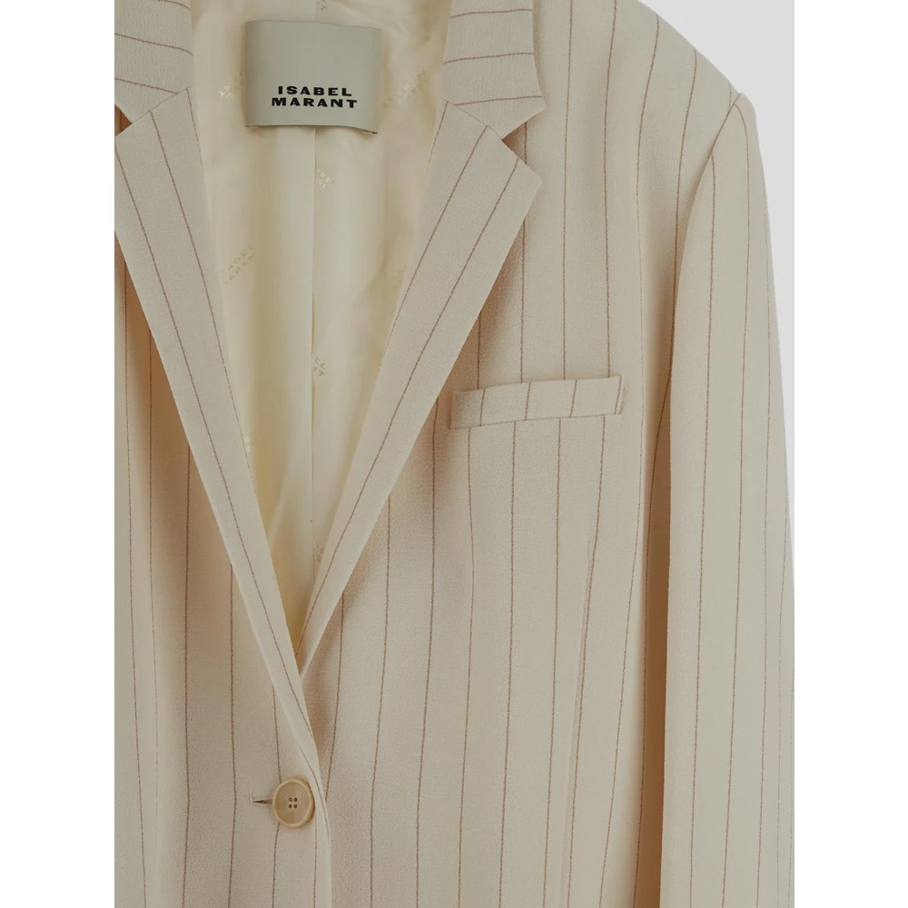 Isabel marant Polyester Ocean Jas Beige Dames