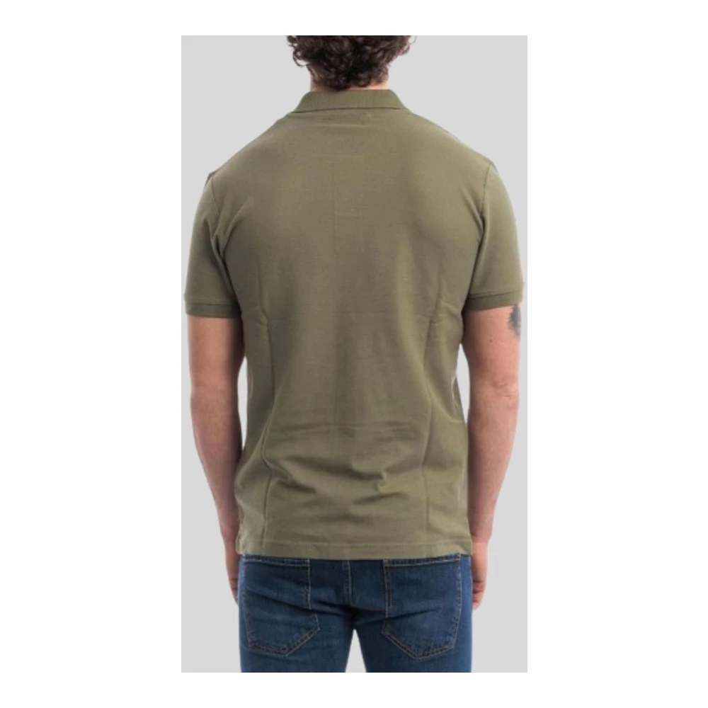 John Richmond Heren Polo Shirt Klassieke Stijl Green Heren