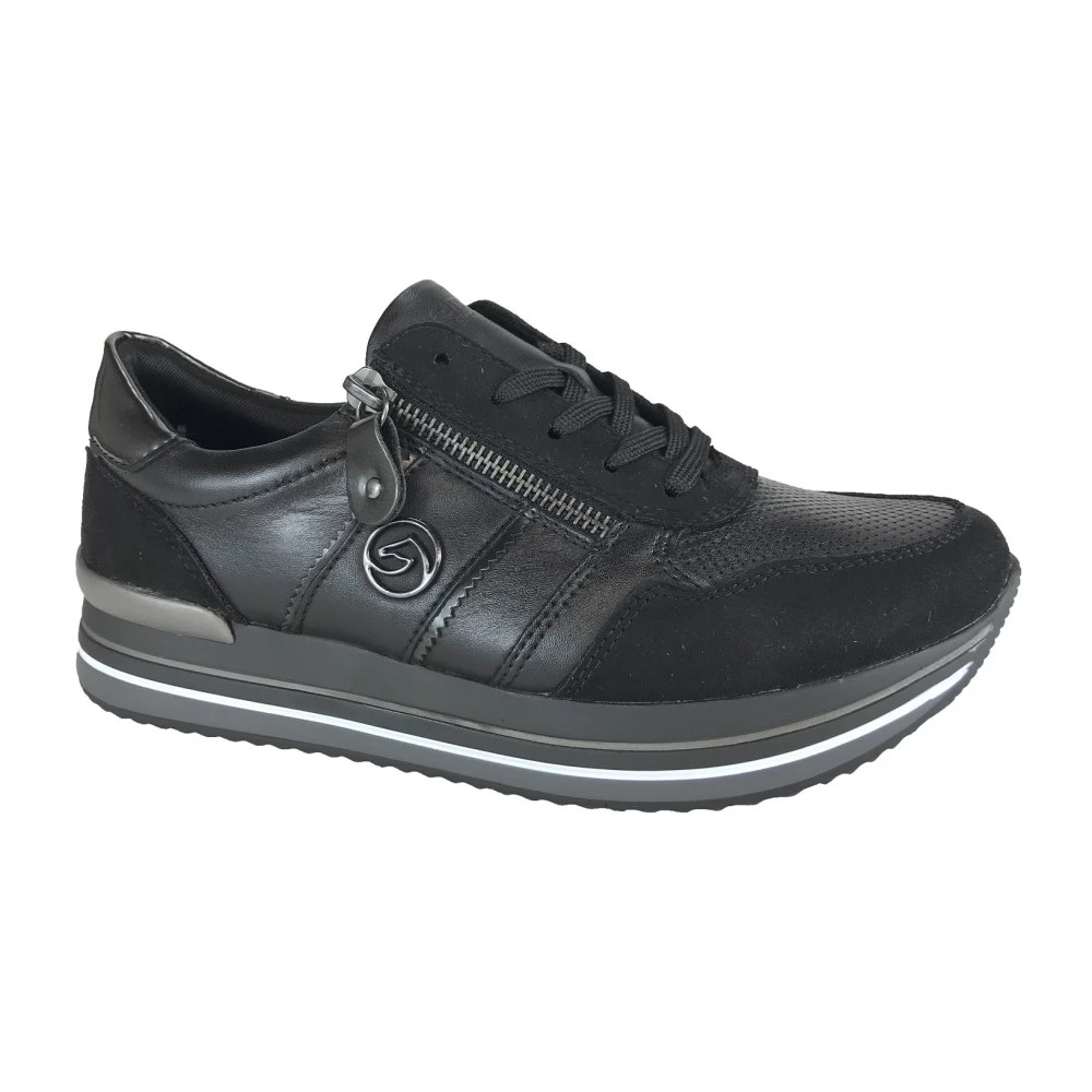 Remonte Sneaker Low Dames Schoenen Zwart