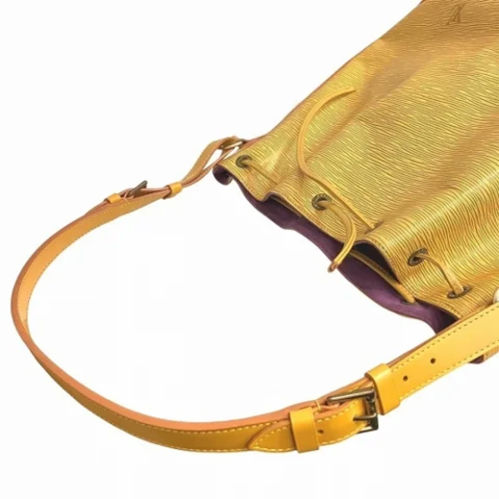 Louis Vuitton Vintage Pre-owned Leather shoulder-bags Yellow Dames