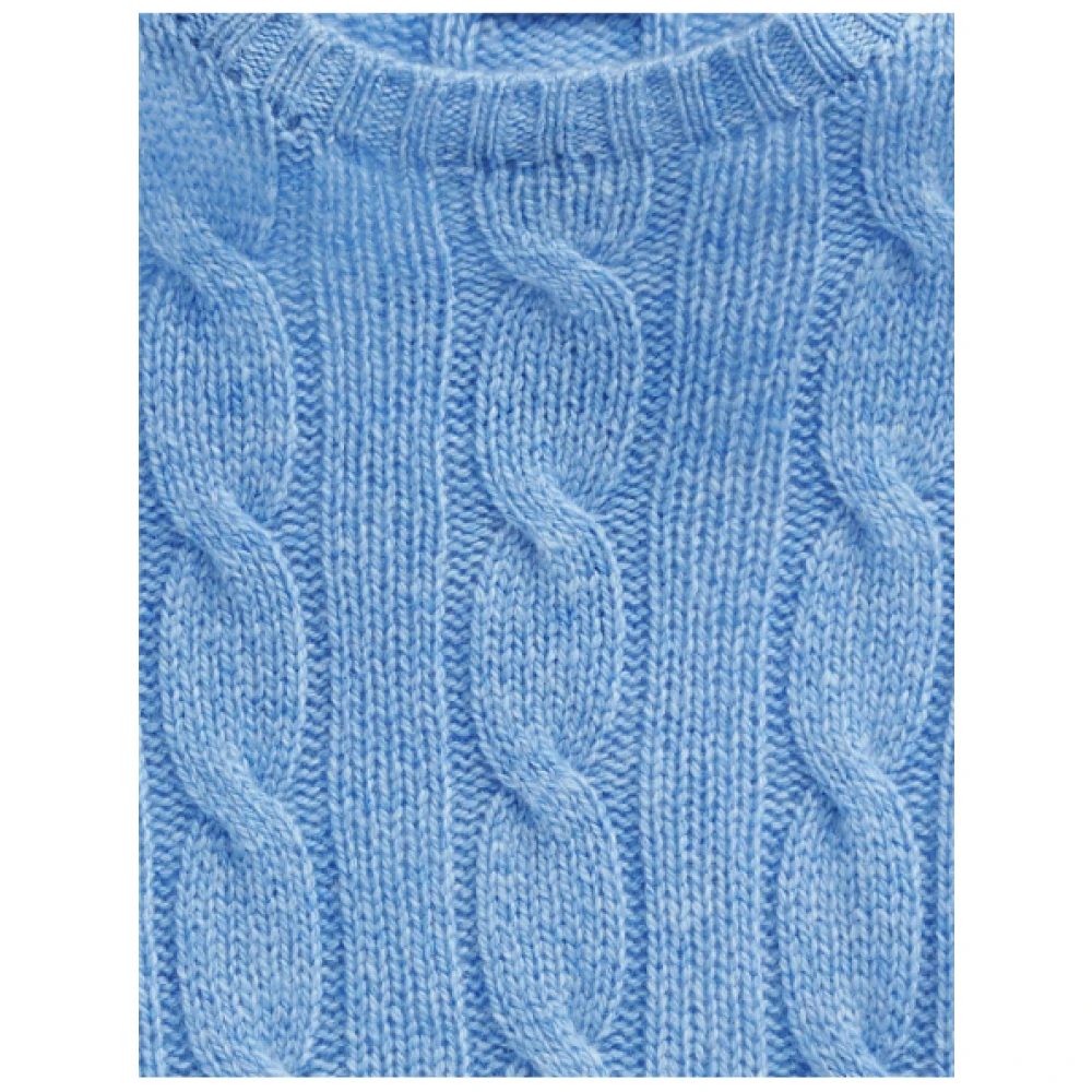 Polo Ralph Lauren Klassieke Italiaanse kasjmier trui Blue Heren