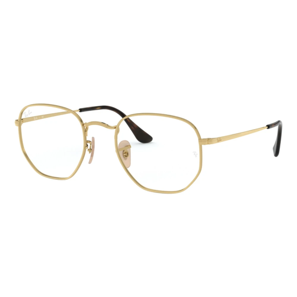 Ray-Ban Yellow Glasses, Male, 54 Mm, Gold Sunglasses