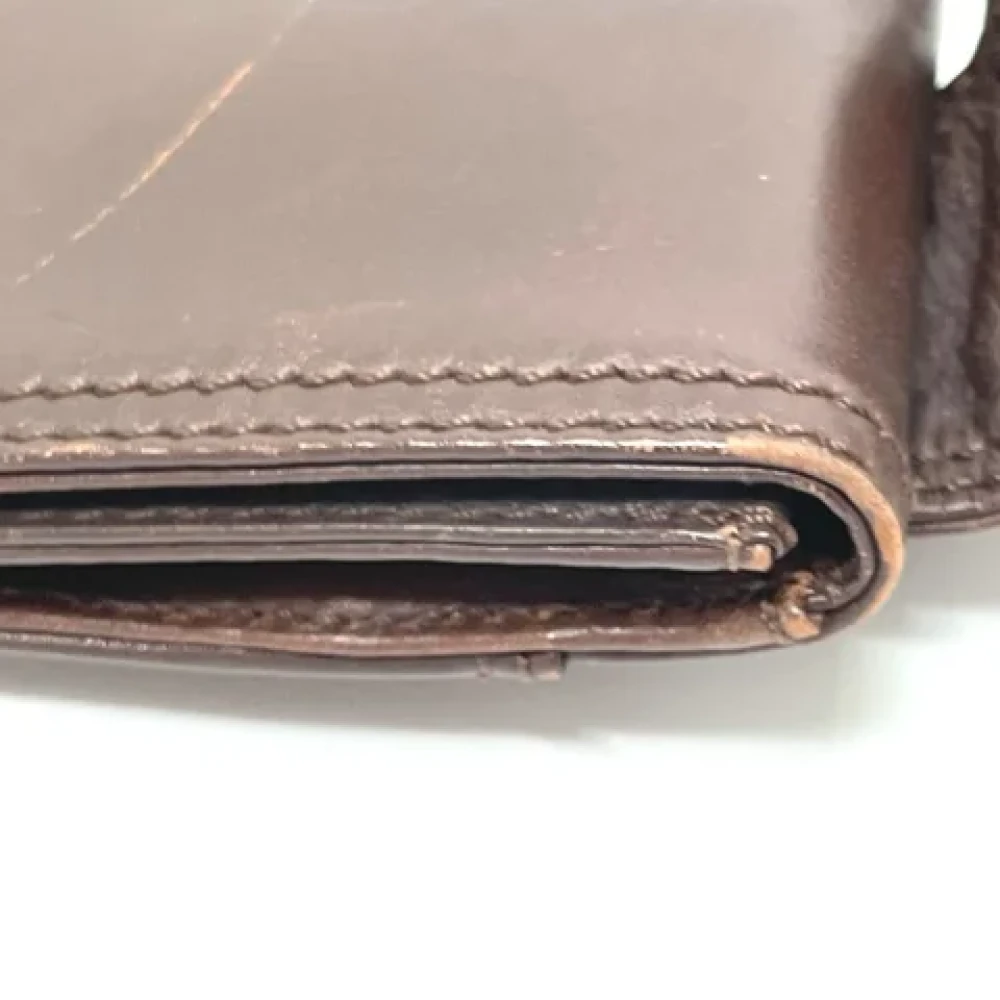 Chanel Vintage Pre-owned Leather chanel-bags Brown Dames