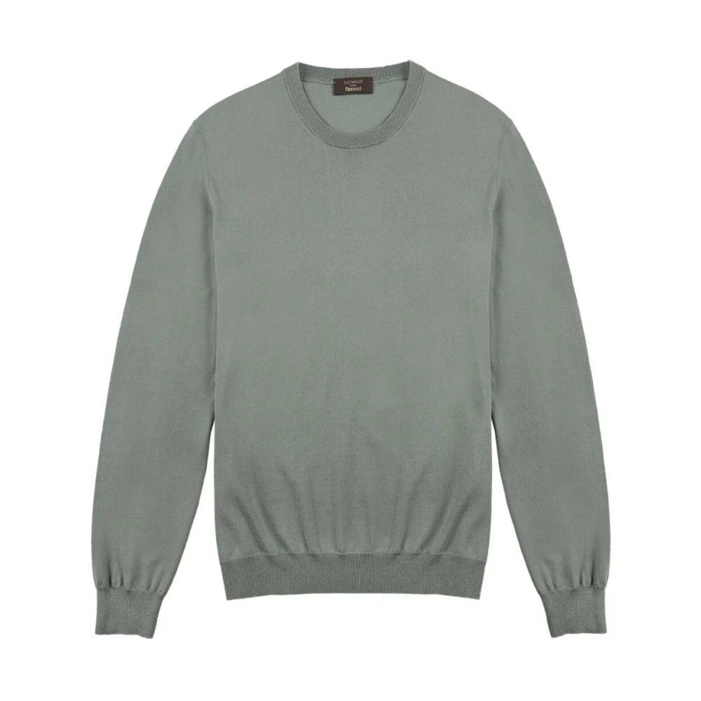 Zanone Hombre Jersey De Cuello Redondo Slim Fit Flexwool
