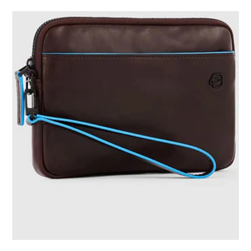 Piquadro Stijlvolle Pochette Tas Brown Heren