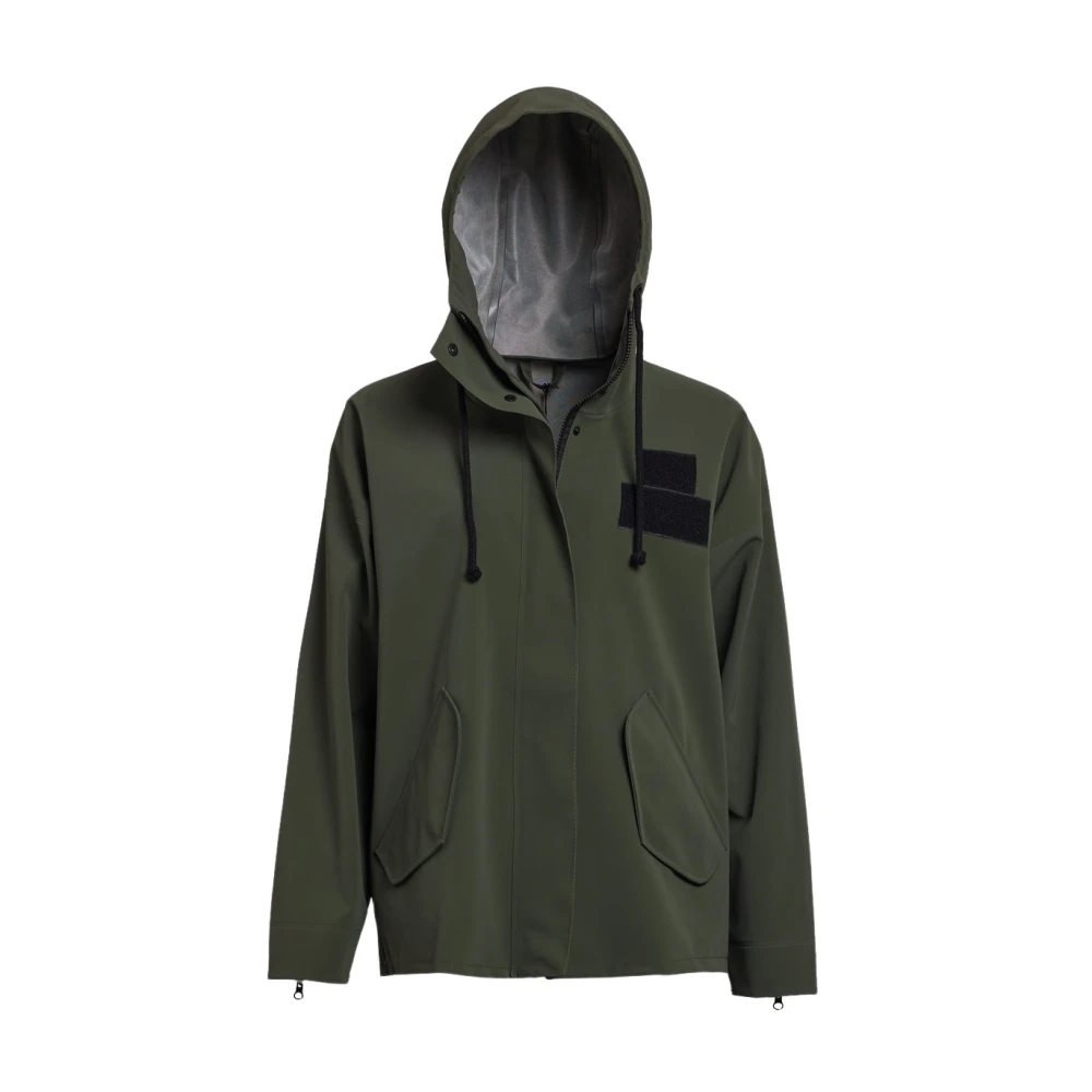 Stutterheim Matte Regenjas met Elegante Silhouet Green Dames