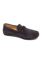 chaussure-mocassin-en-daim-bleu-avec-pince-metallique