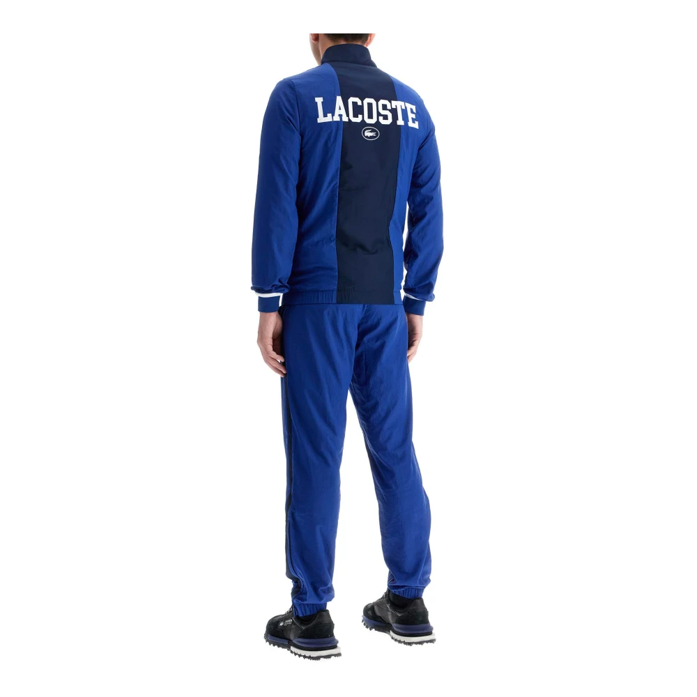 Lacoste Sportieve Mesh Jumpsuit Blue Heren