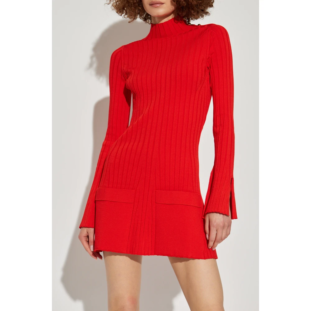 Stella Mccartney Jurk met zakken Red Dames