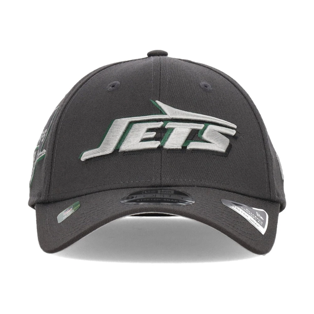 new era Gebogen Klep Hoed NFL Draft Jets Gray Heren