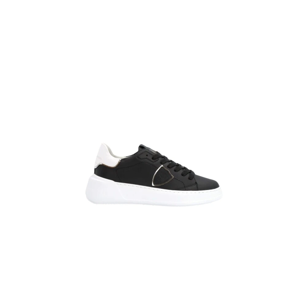 Philippe Model Women's Black Tres Temple Low Top Trainers
