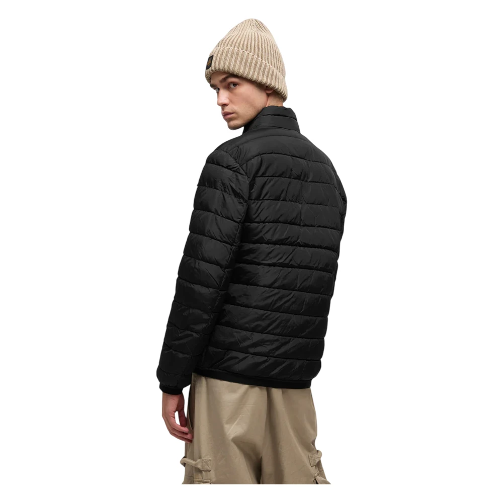 RefrigiWear Korte Gewatteerde Jas Black Heren