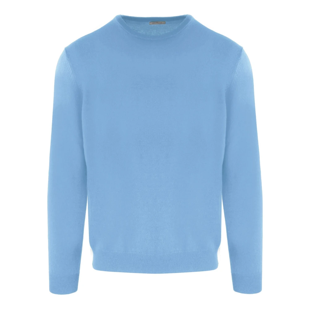 Malo Stijlvol Blauw Gebreid Sweater Blue Heren