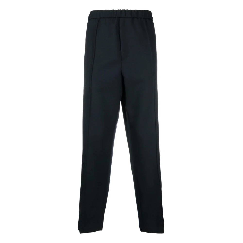 Jil Sander Slim Fit Broek voor Mannen Black Heren