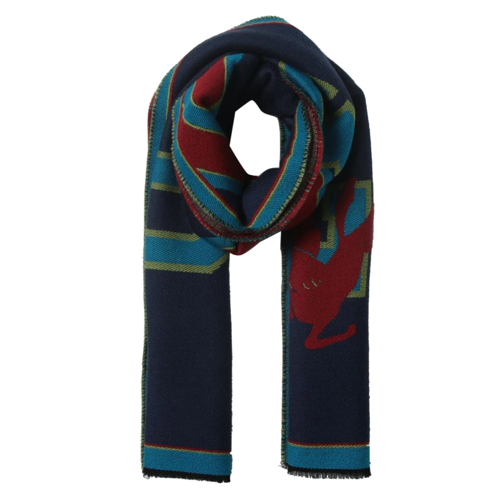 ETRO Logo Sjaal voor Stijlvolle Winterlook Multicolor Heren