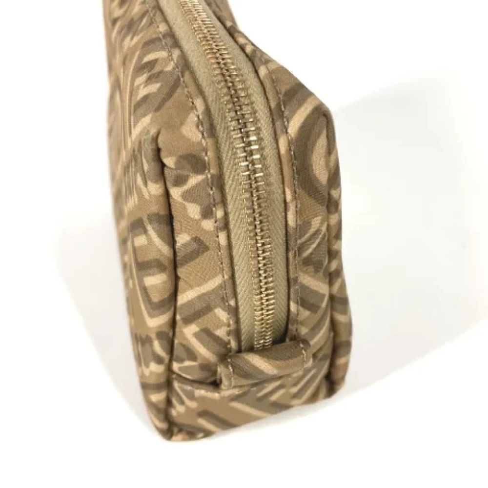 Fendi Vintage Pre-owned Nylon fendi-bags Beige Dames