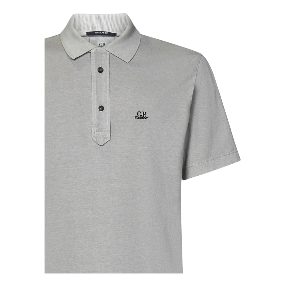 C.P. Company Polo Shirts Gray Heren