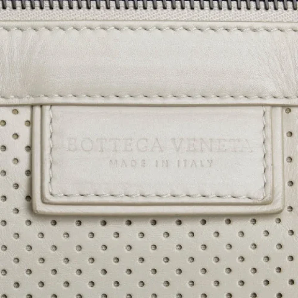 Bottega Veneta Vintage Pre-owned Leather shoulder-bags White Dames