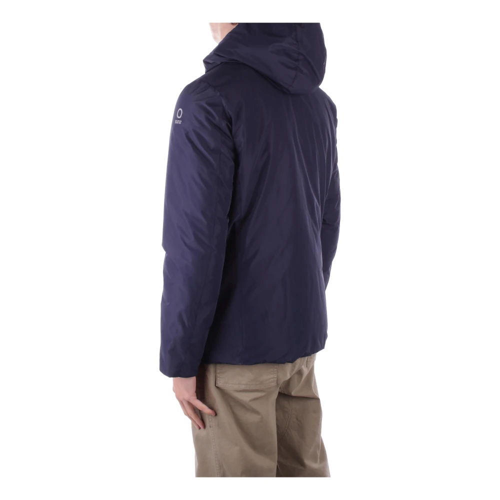 Suns Hoodie met ritssluiting zakken Blue Heren