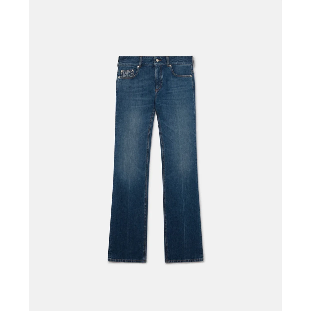 Stella Mccartney Klieke Denim Jeans Blue Dames