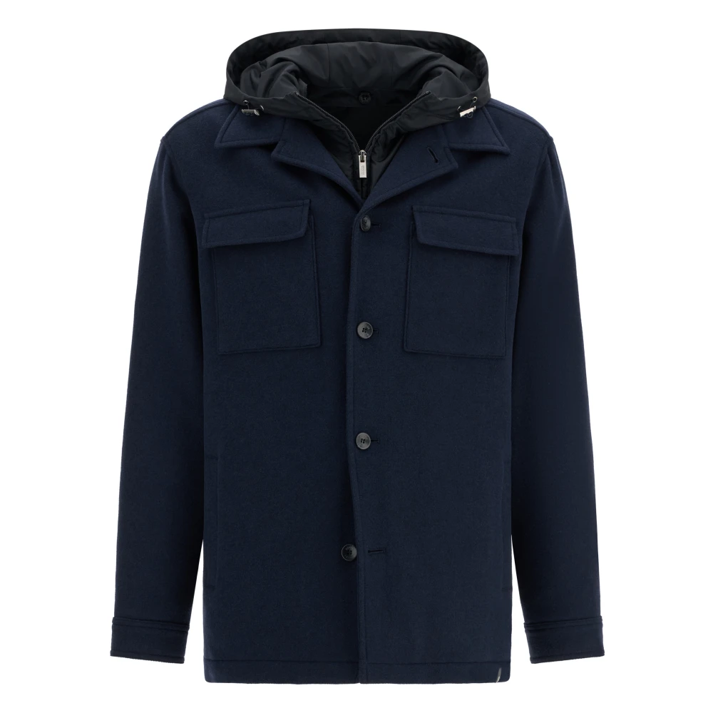 Boggi Milano Herren Blau Jacken, Xlgröße: