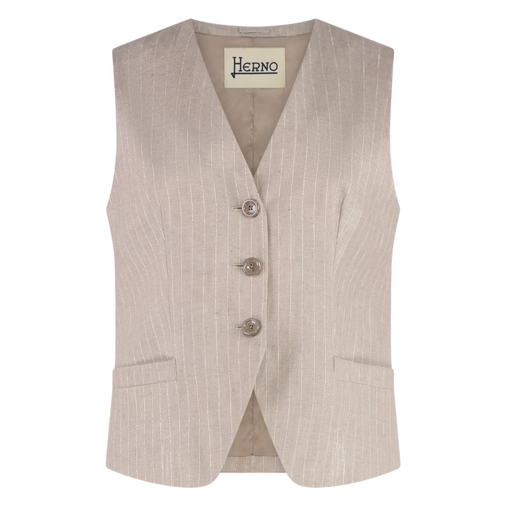 Herno - Jackets > Vests - Beige - Herno - Modalova