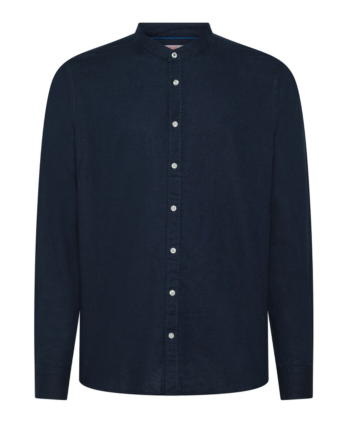linen-korean-collar-shirt