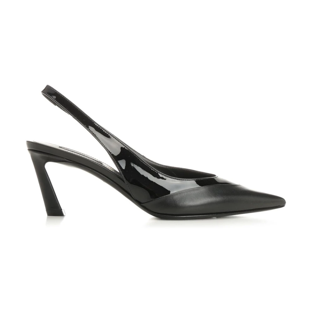 Givenchy Women's Black Pumps, 3 Uk, Spiky Slingback
