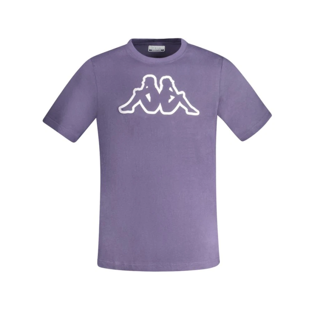 Kappa Men's Blue Cotton Crew Neck T-Shirt
