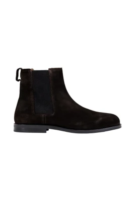 Mocka Chelsea Boots med Gummisula