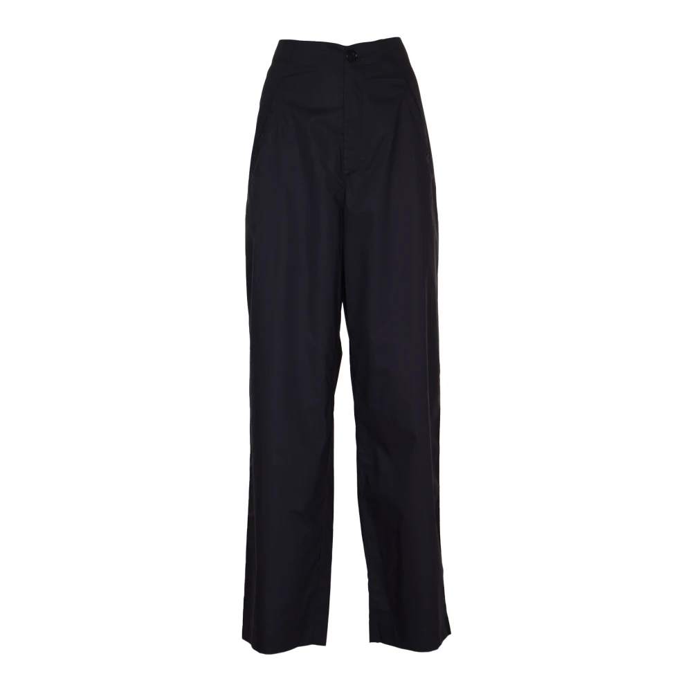 Roberto Collina Blauwe Broek Blue Dames