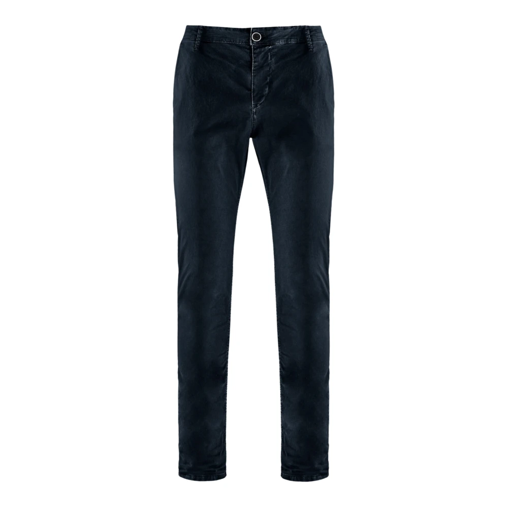 Bomboogie Herren Blau Slim Fit Chino Hose
