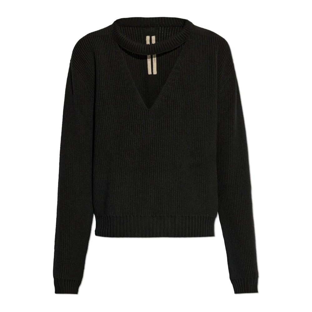 Rick Owens Eclipse Knitwear Black Dames