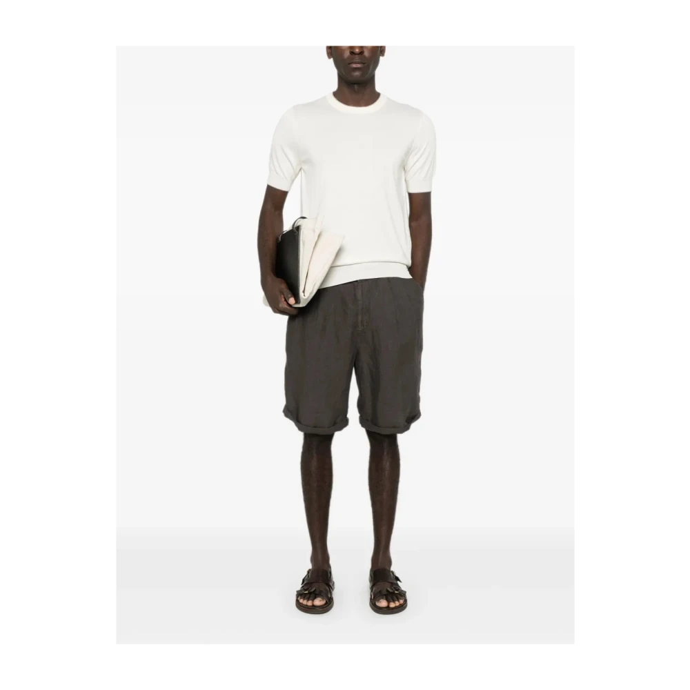 BRUNELLO CUCINELLI Crew Neck T-Shirt White Heren