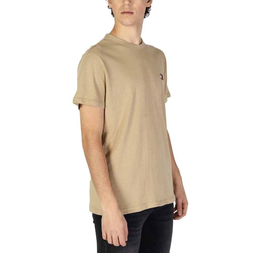 Tommy Jeans Beige Katoenen Gerecycled T-Shirt Lente Zomer Beige Heren