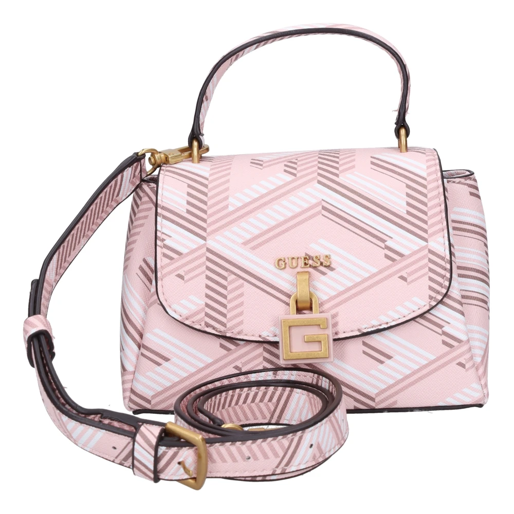 Guess Handtas met klep Pink Dames