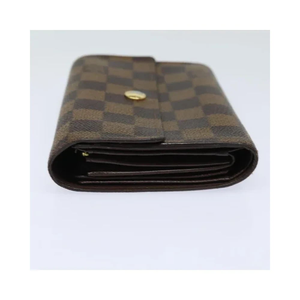 Louis Vuitton Vintage Pre-owned Canvas wallets Brown Dames