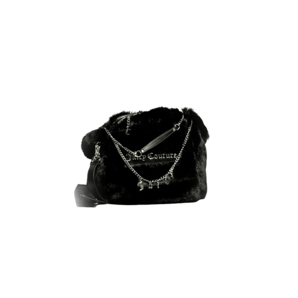 Juicy Couture Stijlvolle Leren Tas Black Dames