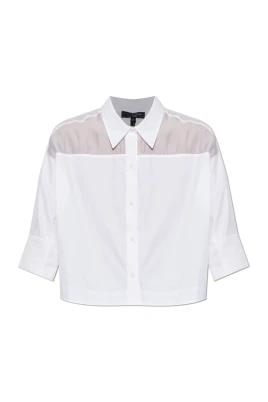 Elly Poplin-Organza Skjorta