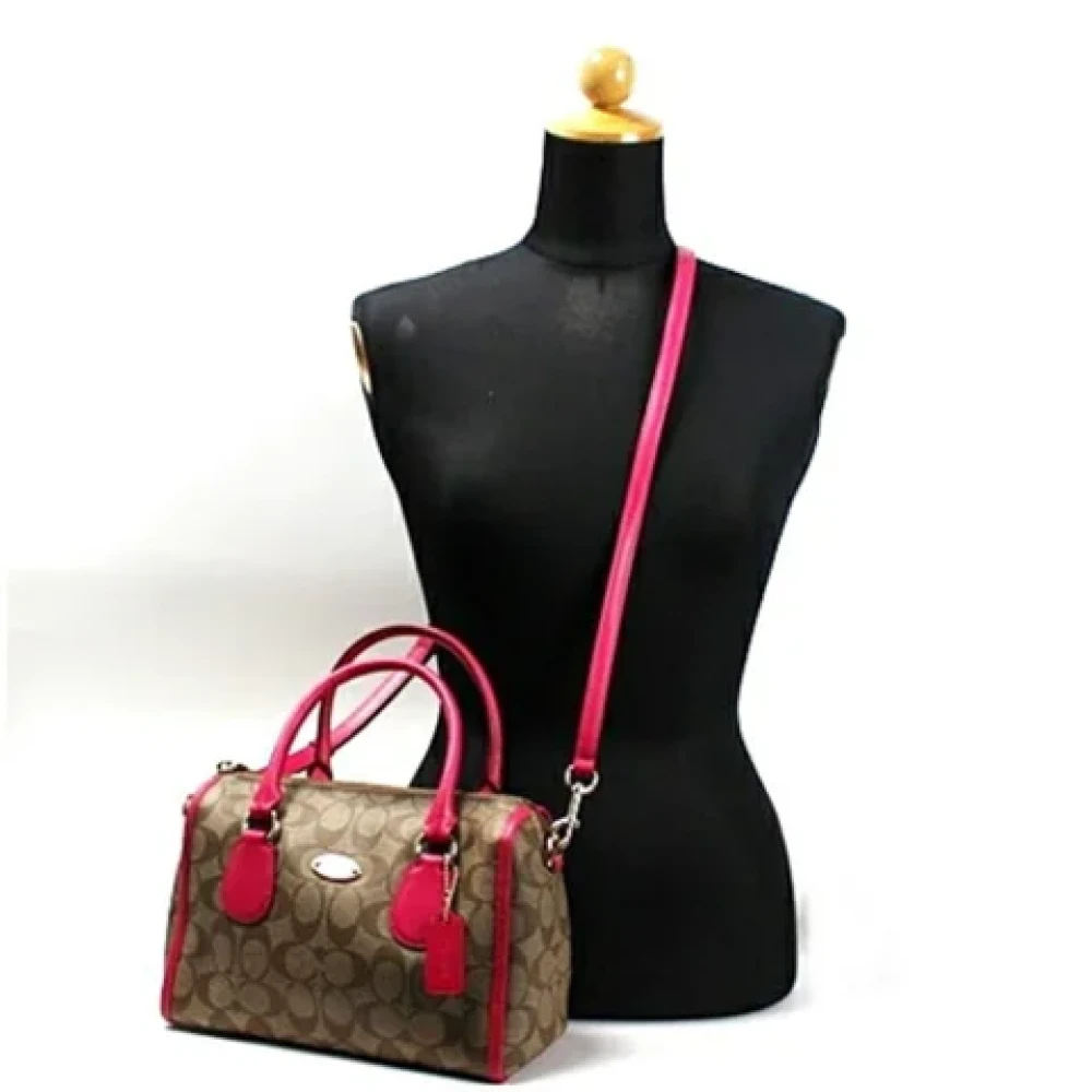 Coach Pre-owned Canvas handbags Multicolor Dames