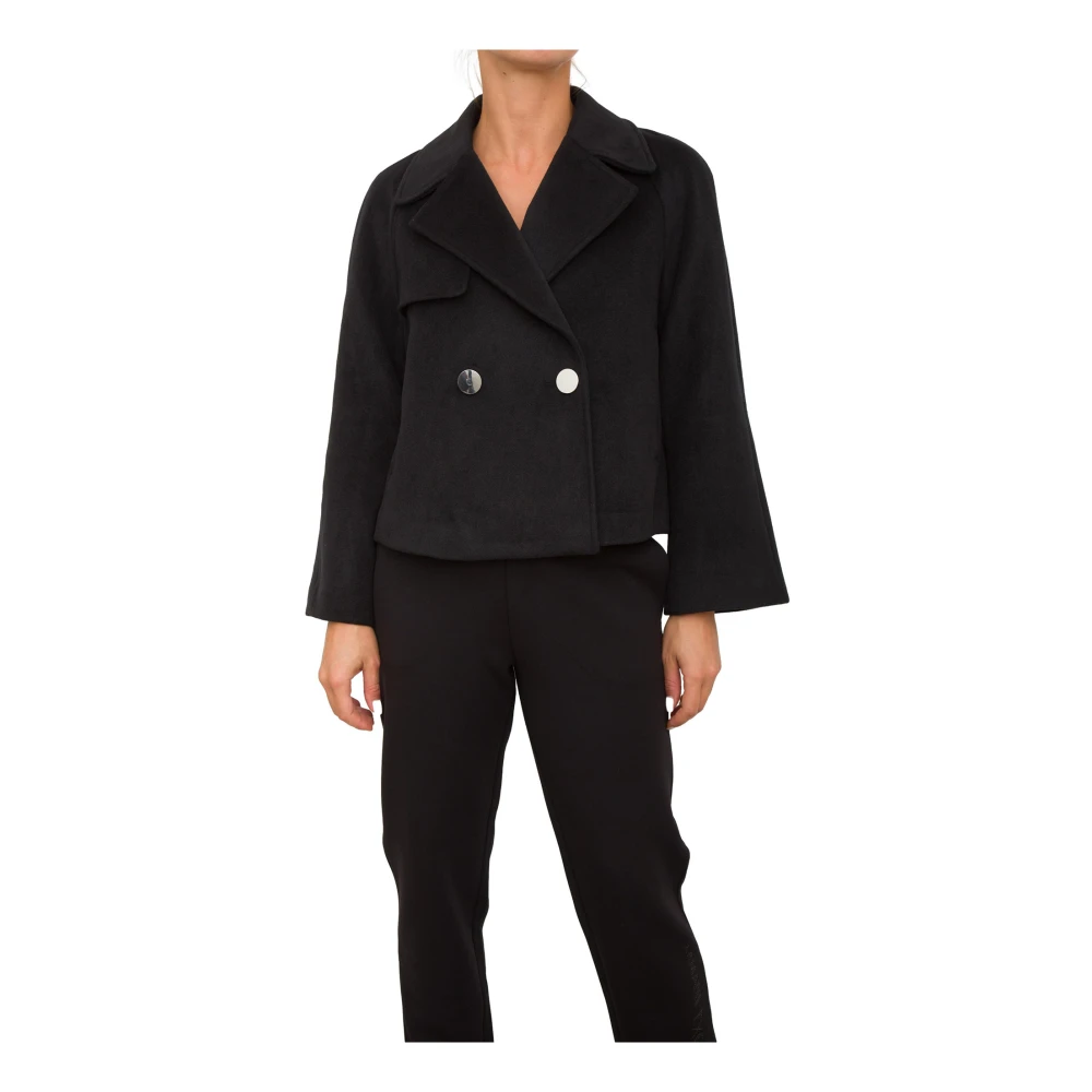 Armani Exchange Zwarte Blouson Jas Black Dames