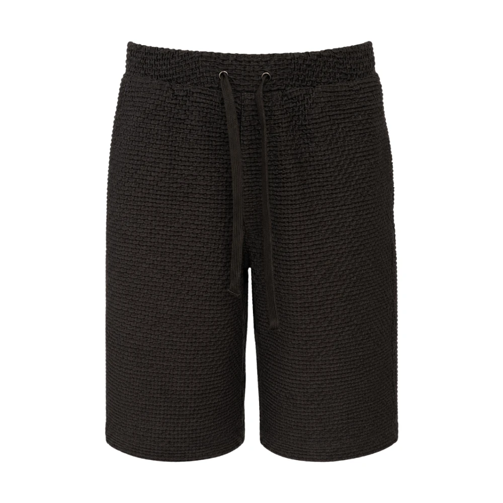 Emporio Armani Mannelijk Bruin Korte Broeken Heren, M, Casual Shorts