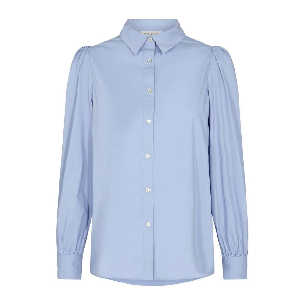 Sofie Schnoor Elegante Vrouwelijke Shirt Lichtblauw Blue Dames