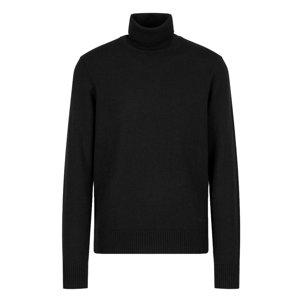 Armani Zwarte Coltrui Essentials Collectie Black Heren