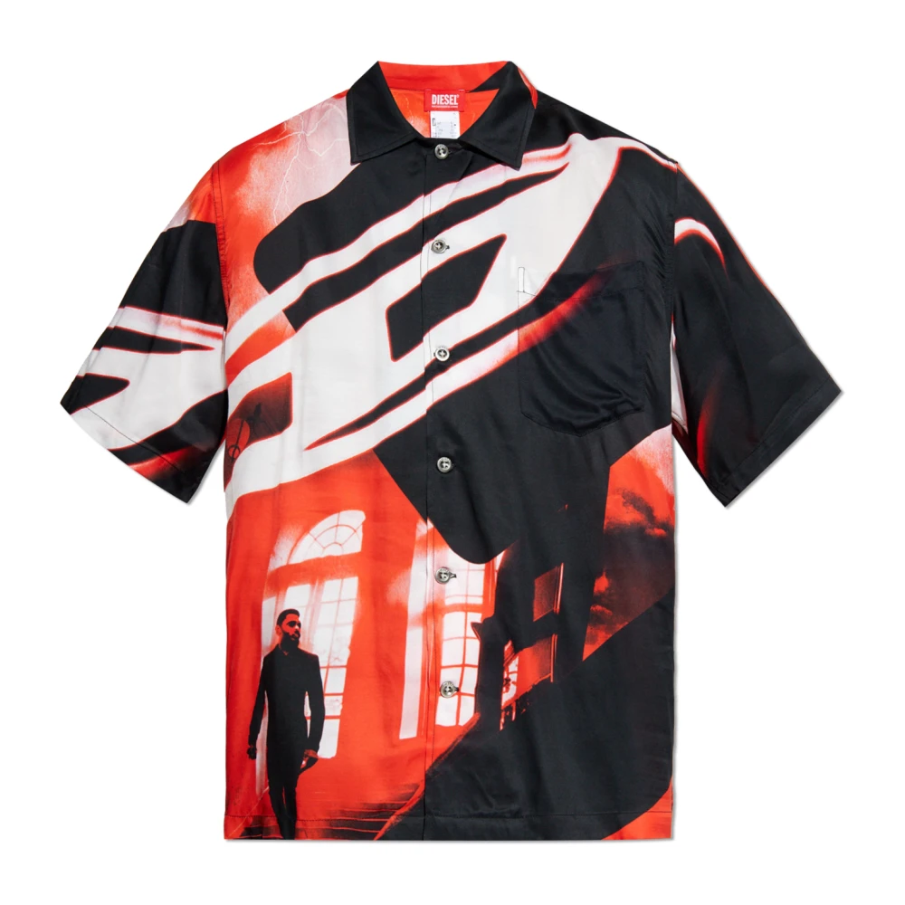Diesel Shirt `Bmowt-Adrian` Multicolor Heren