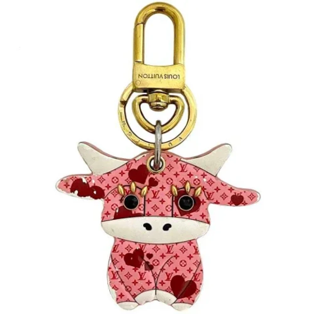Louis Vuitton Vintage Pre-owned Leather key-holders Pink Dames